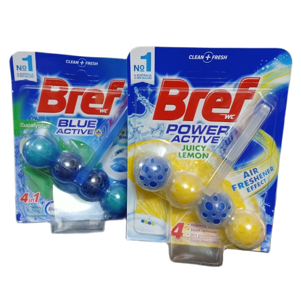 Thùng Viên khử mùi toilet Bref Blue Active 50g X 6 Vỉ - Đức