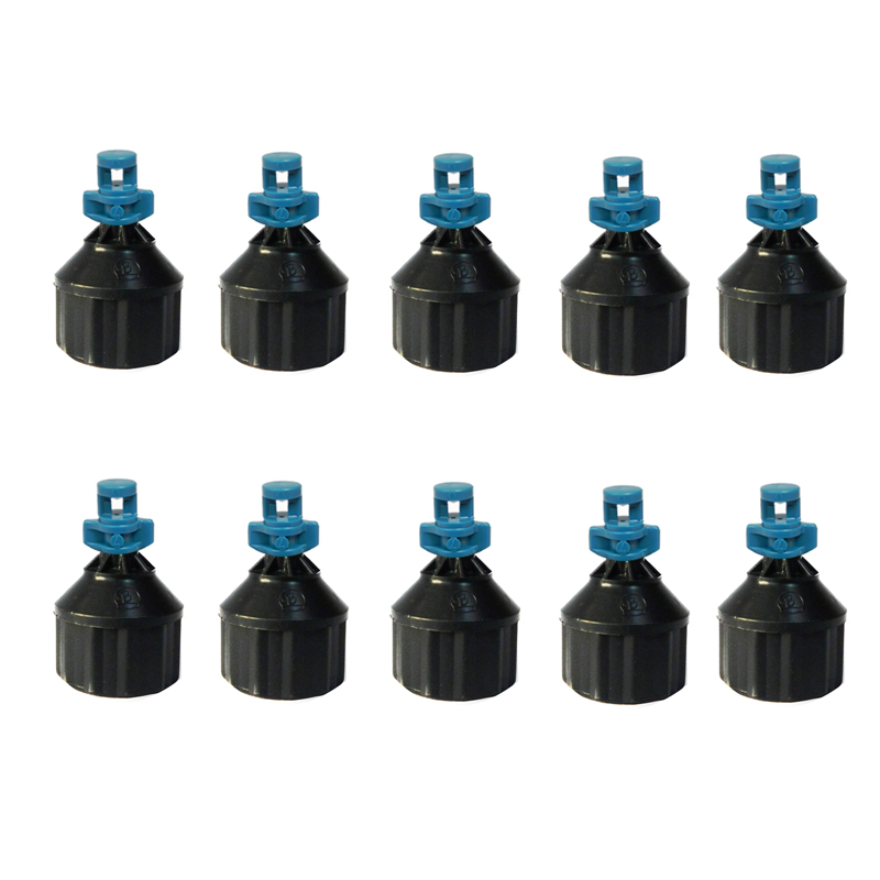 Bộ 10 cái béc tưới cây Fan 360 độ Blue FNPT