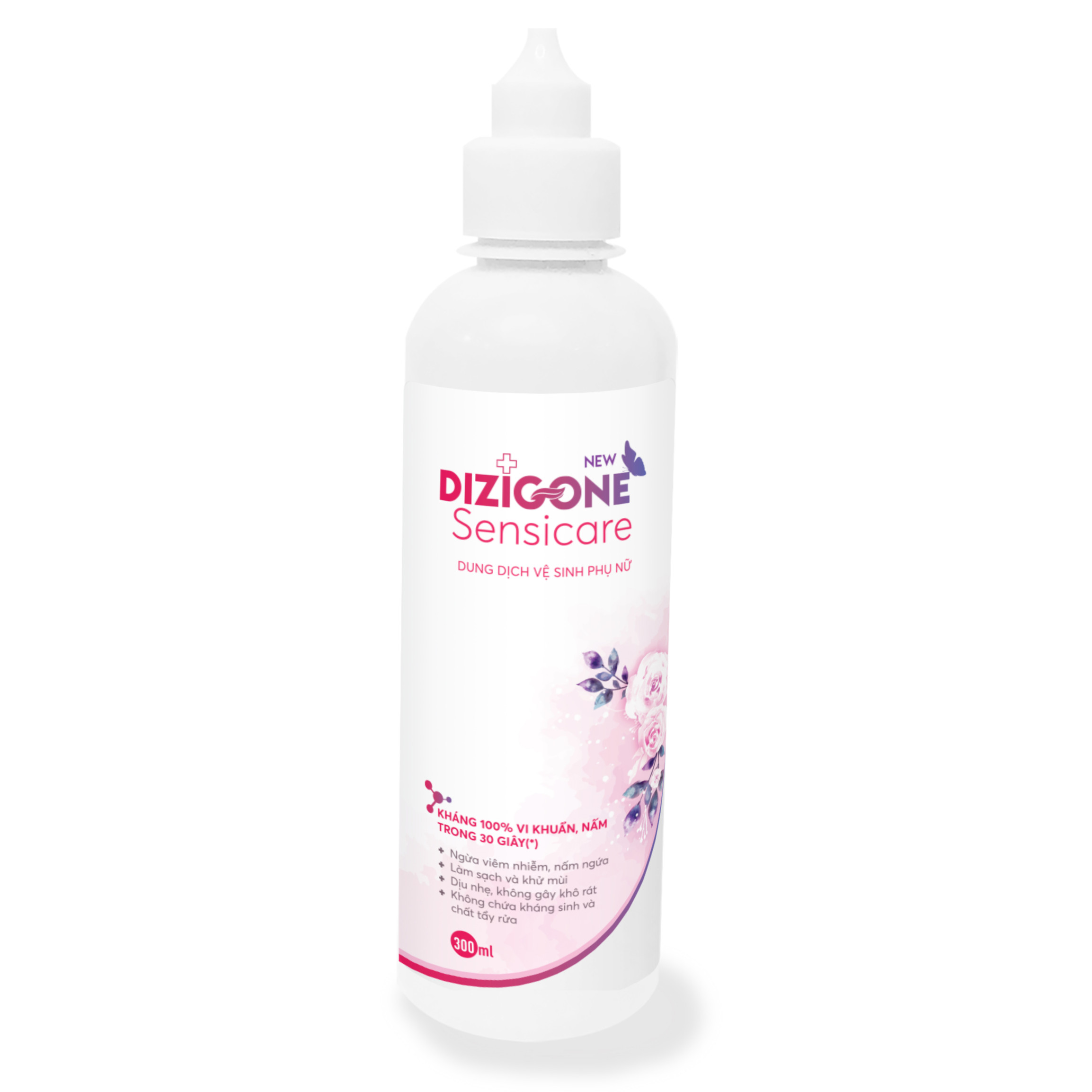 COMBO 3 Dung dịch vệ sinh phụ nữ DIZIGONE Sensicare 300ml: Hết ngứa, giảm khí hư, khử mùi hôi