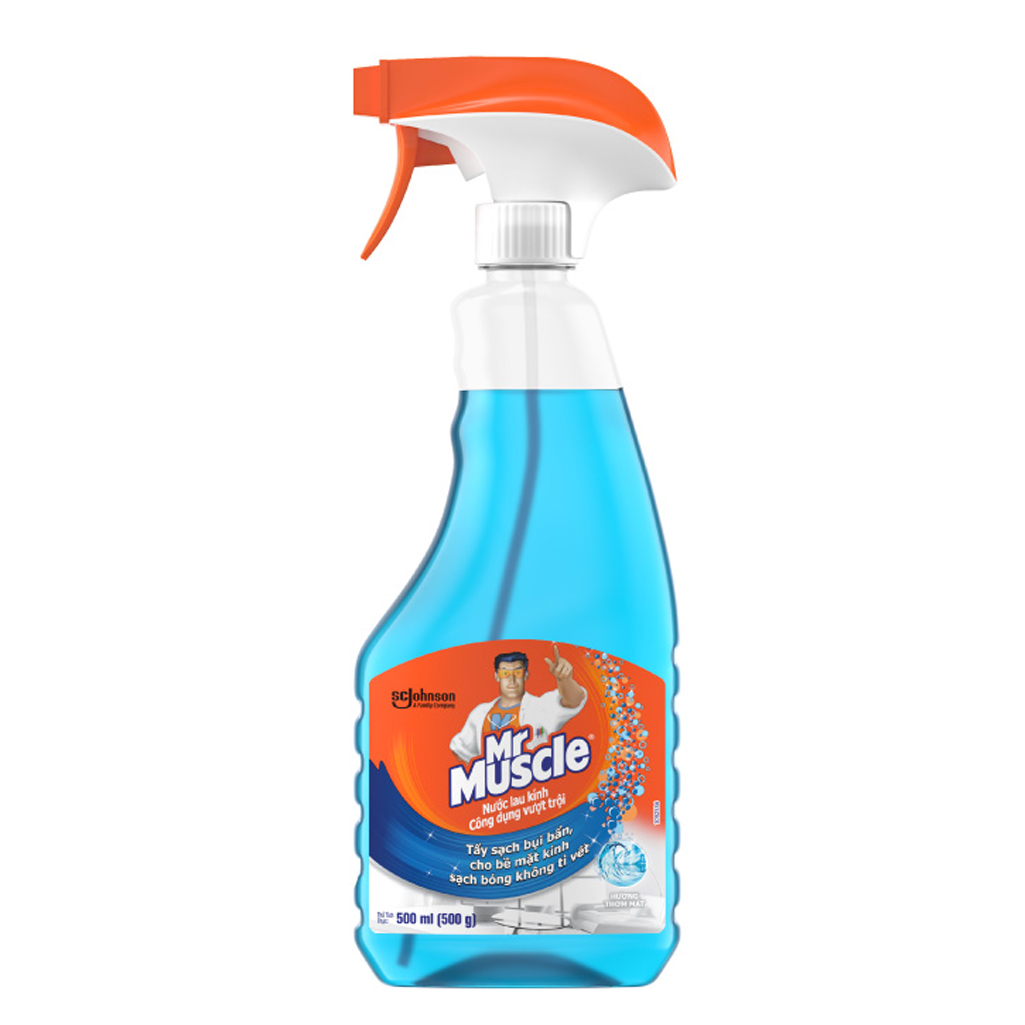 Nước Lau Kính  Mr Muscle  Siêu Nhanh 500ml