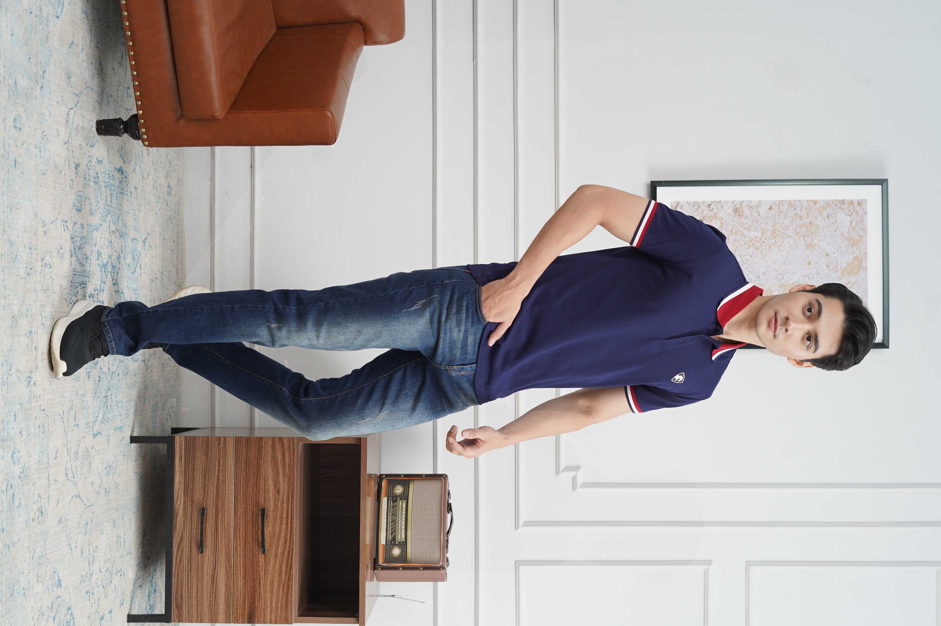Áo thun Polo nam ngắn tay JONATHAN AP014 vải cá sấu cotton cao cấp, chuẩn form, nam tính, lịch lãm, sang trọng