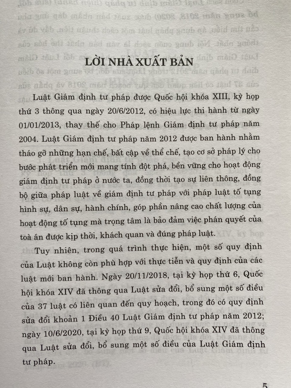 Sách- Luật Gám Định Tư Pháp