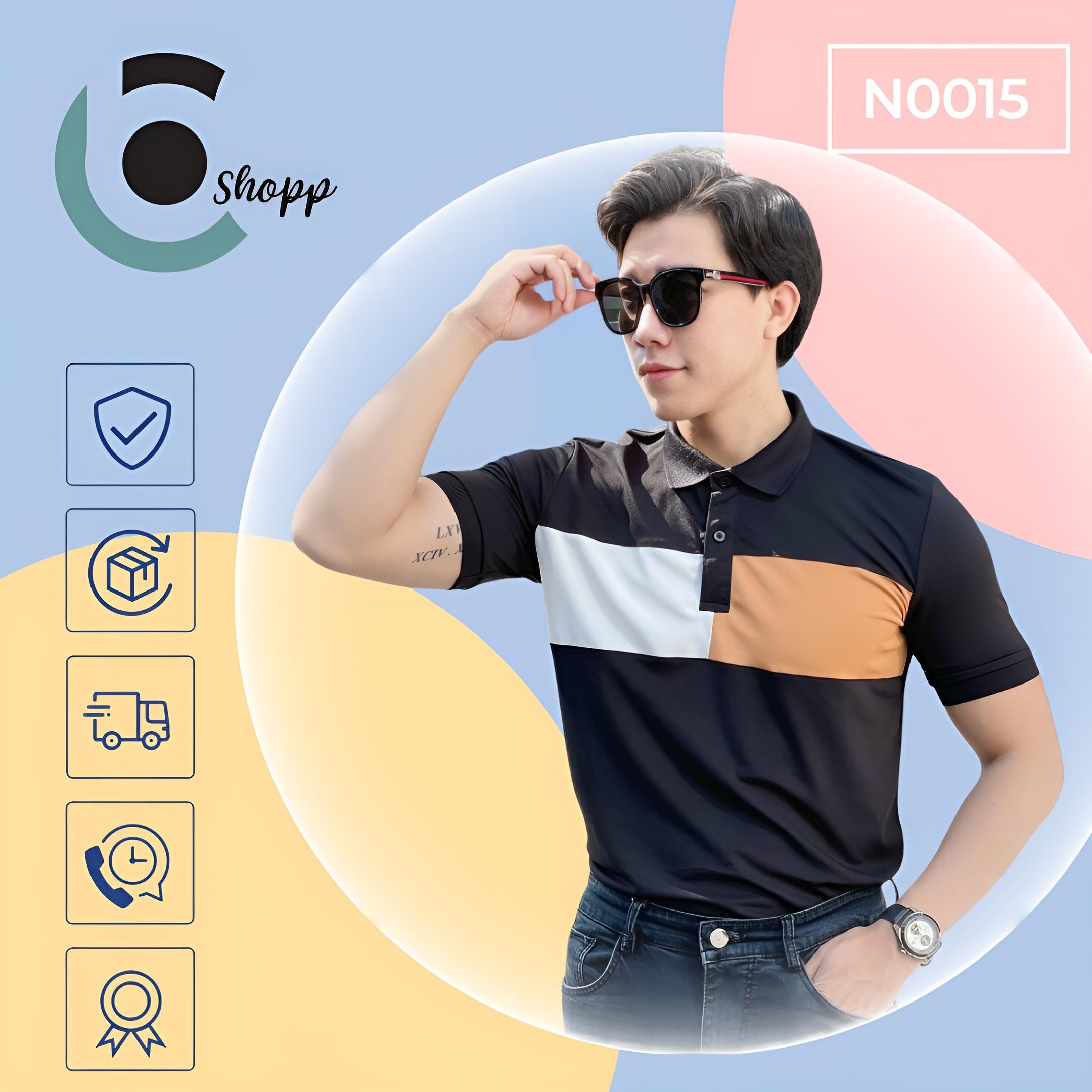 Áo thun nam polo có cổ sang xịn mịn cao cấp