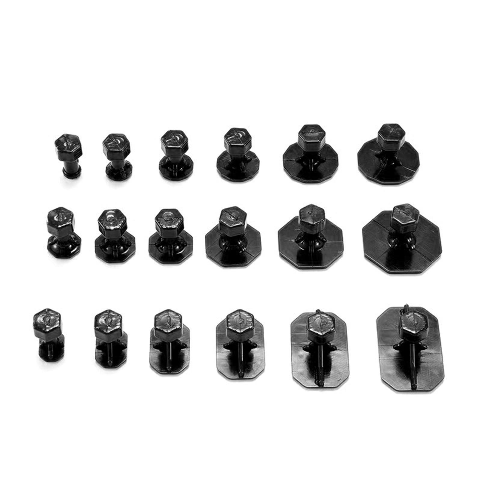18Pcs Car  Puller Paintless  Repair Nylon Small Professional Hand Tools Car  Remover for Vehicle SUV Cars Hail Damage Dents