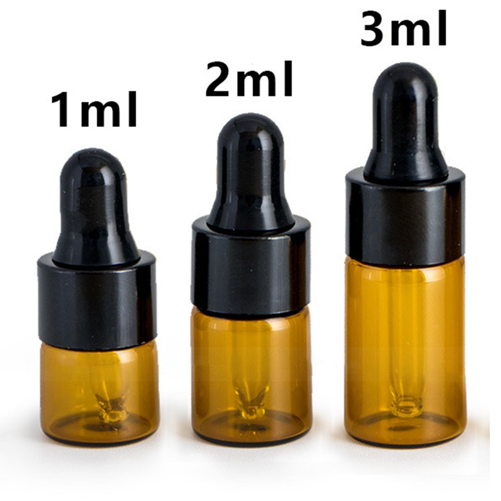 Mini Dropper Bottles, with Glass Eye Dropper Refillable Empty Essential Oil