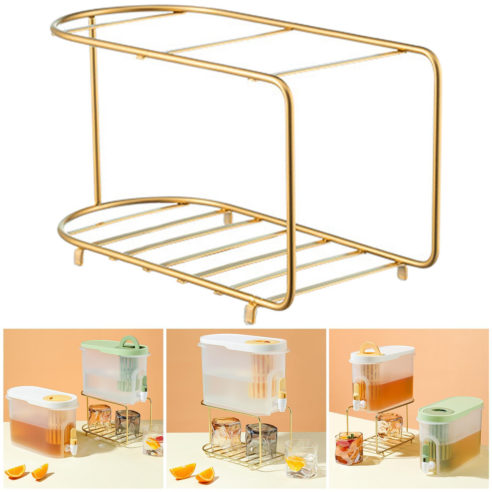 Beverage Drinking Jar Dispenser Support Stand Holder Rack Sturdy Party