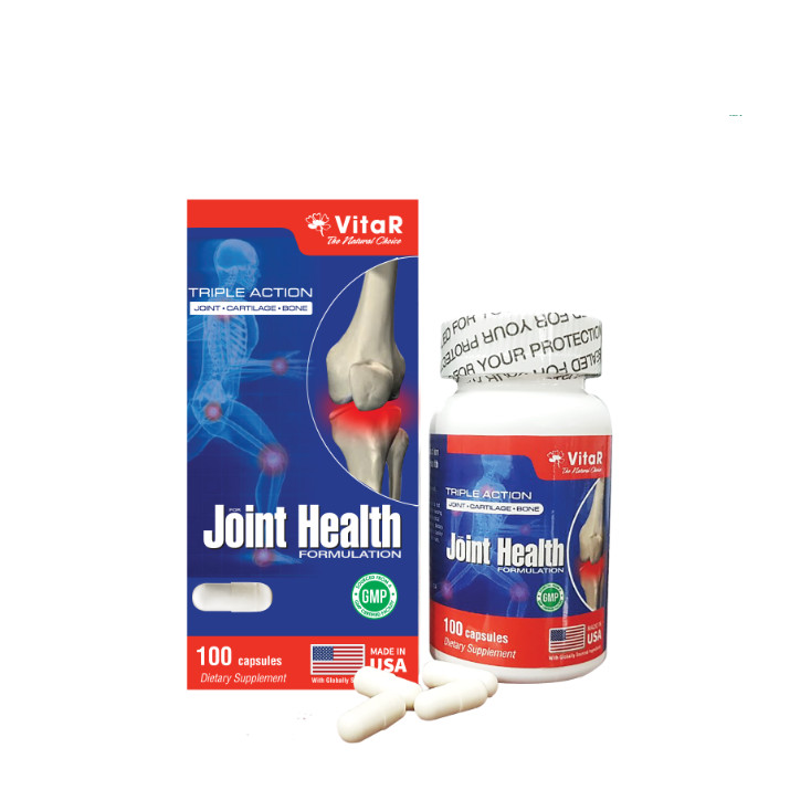 VITAR JOINT HEALTH FORMULATION  HỘP 100 VIÊN -  TPBVSK - Viên uống bổ khớp giúp giảm viêm khớp, đau khớp, thoái hóa khớp, Glucosamine.