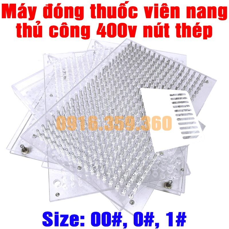 Máy đóng thuốc viên nang thủ công 400v nút thép