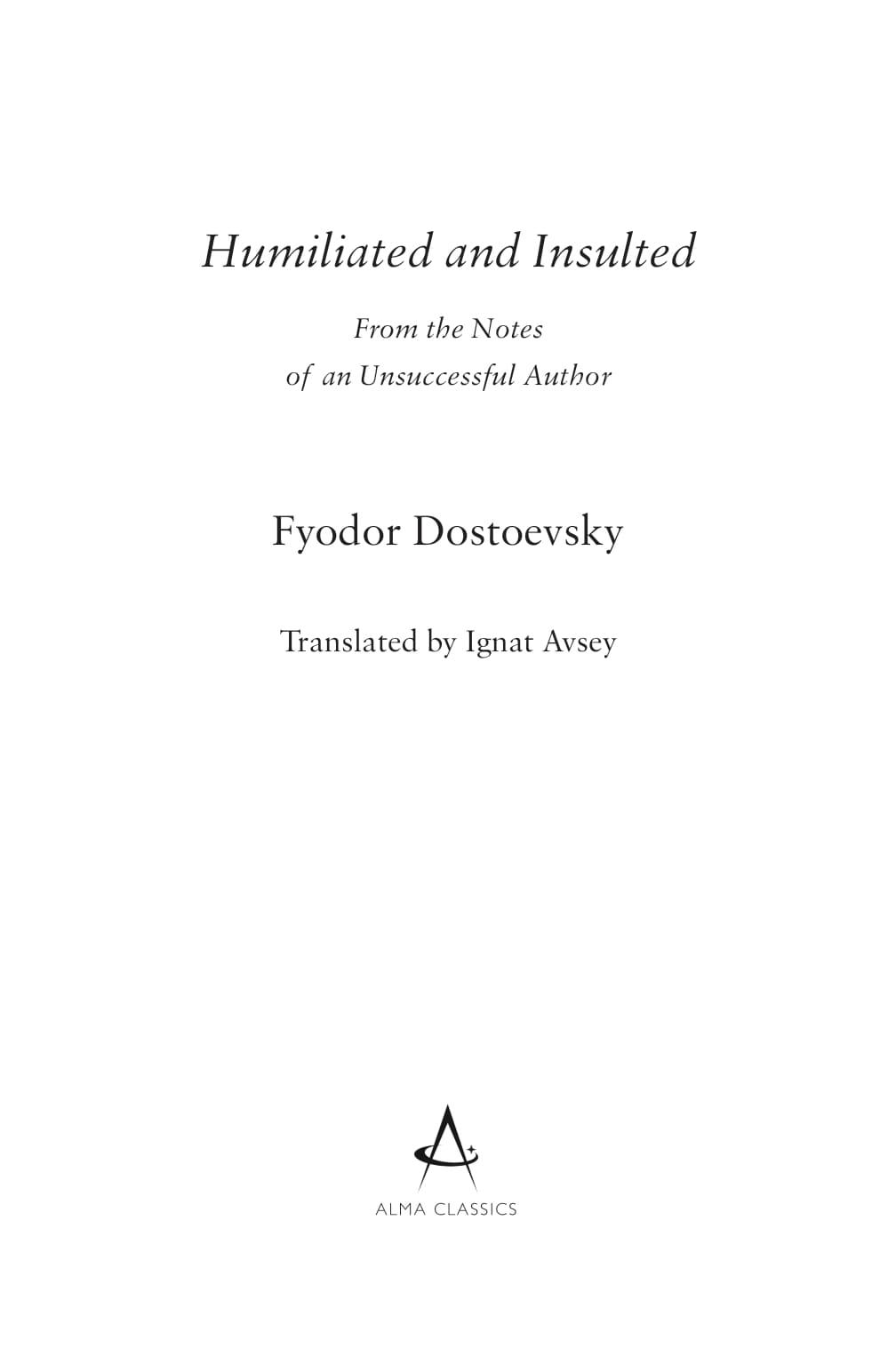 Sách ngoại văn: Humiliated And Insulted