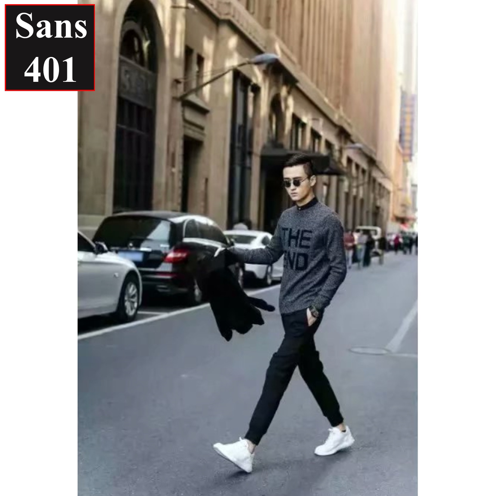 Quần thun nam dài jogger Sans401 chất vải mát co giãn thoải mái đẹp năng động thời trang cá tính giá rẻ bo ống chun