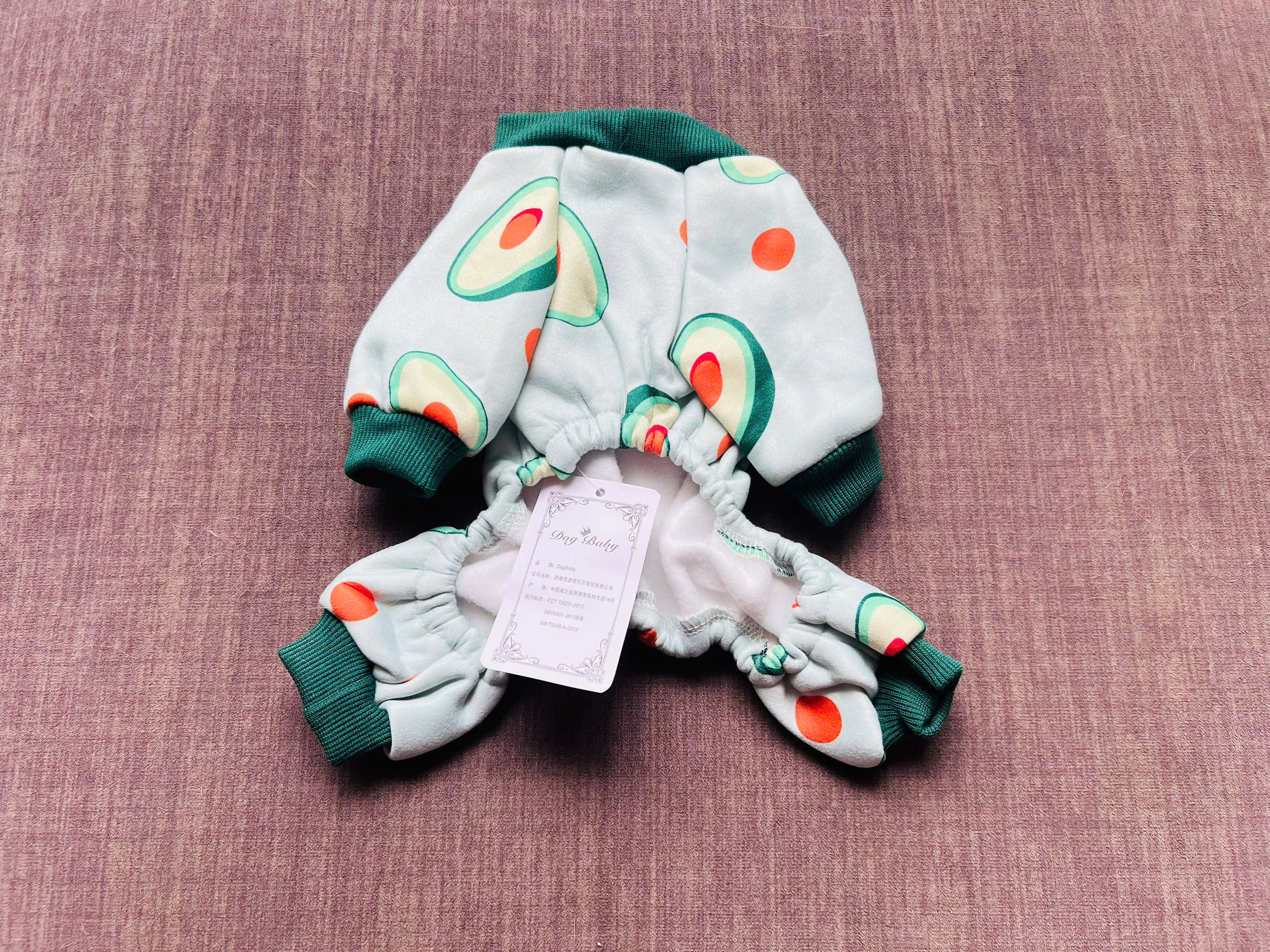 ÁO THUN NỈ HOẠ TIẾT QUẢ BƠ TỪ 1-4.5KG DÀNH CHO THÚ CƯNG CHÓ MÈO