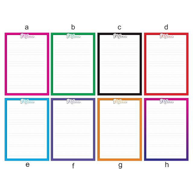 Giấy PP menu có keo mặt sau, viết chữ được, khổ A4 _DECAL VIP