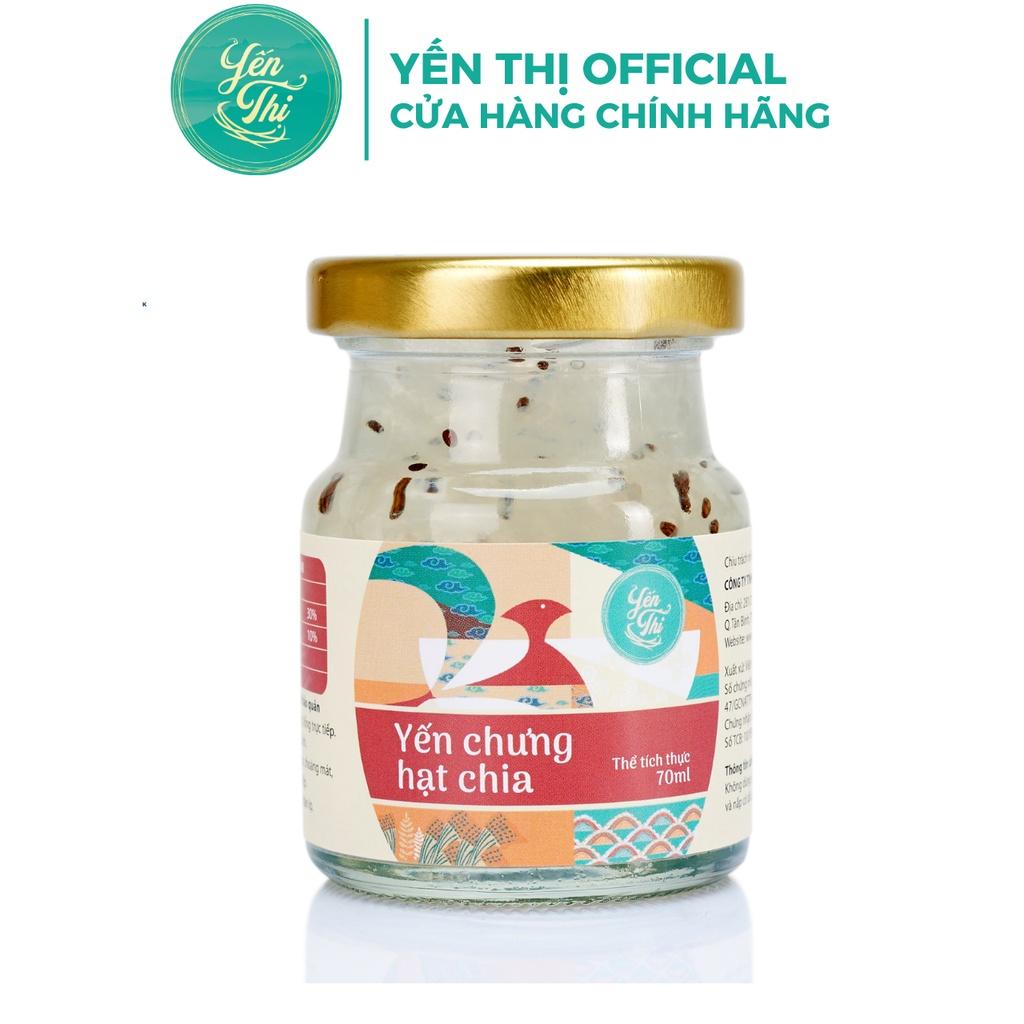 Yến Thị - Gói quà tặng 6 hũ đủ vị - Yến sào Khánh Hòa chưng sẵn - 30% yến thô/ hũ 70ml