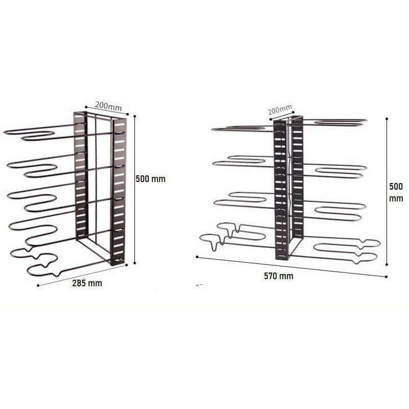 Giá/Kệ Để Nồi, Chảo Phụ Kiện Nhà Bếp 5 Tầng Tiện Dụng- Giao Màu Ngẫu Nhiên