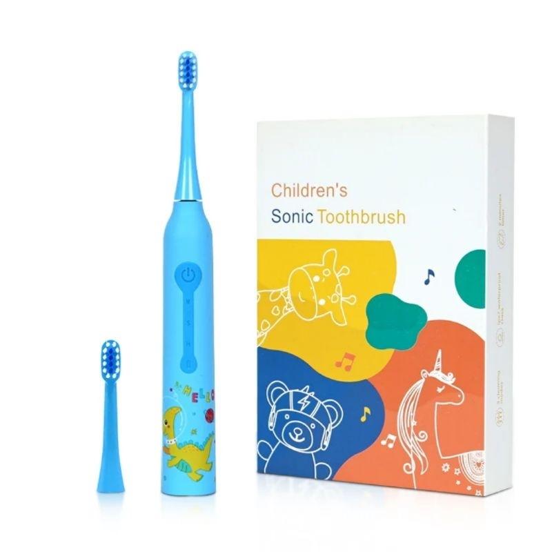 Bàn chải điện TEKKIN TI-865 5 chế độ tặng hộp đựng cá tính đánh cực mạnh chống nước -hàng chính hãng