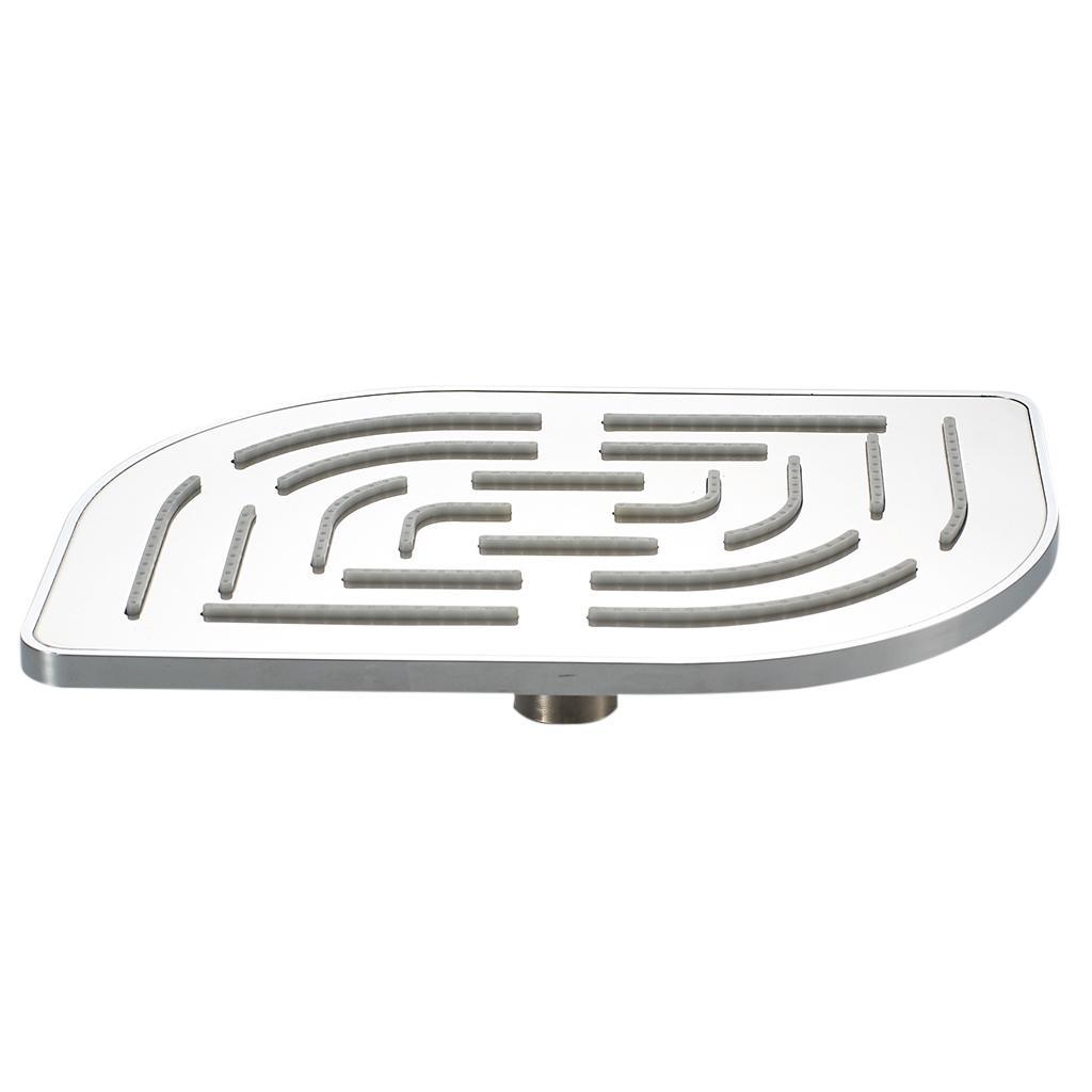 Marine High Flow Leaf  8" High Pressure Waterfall Stainless Steel