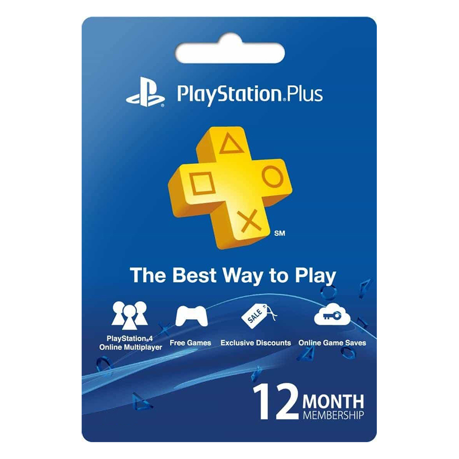 Thẻ PlayStation PSN Plus 12 Tháng Hệ Asia - Hàng Chính Hãng