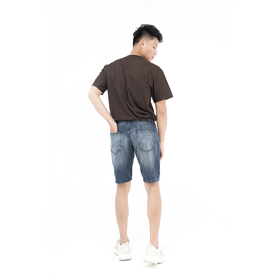 Quần Short Jeans Nam Form Slimfit Cotton Xanh – Hunter X-Rays S44