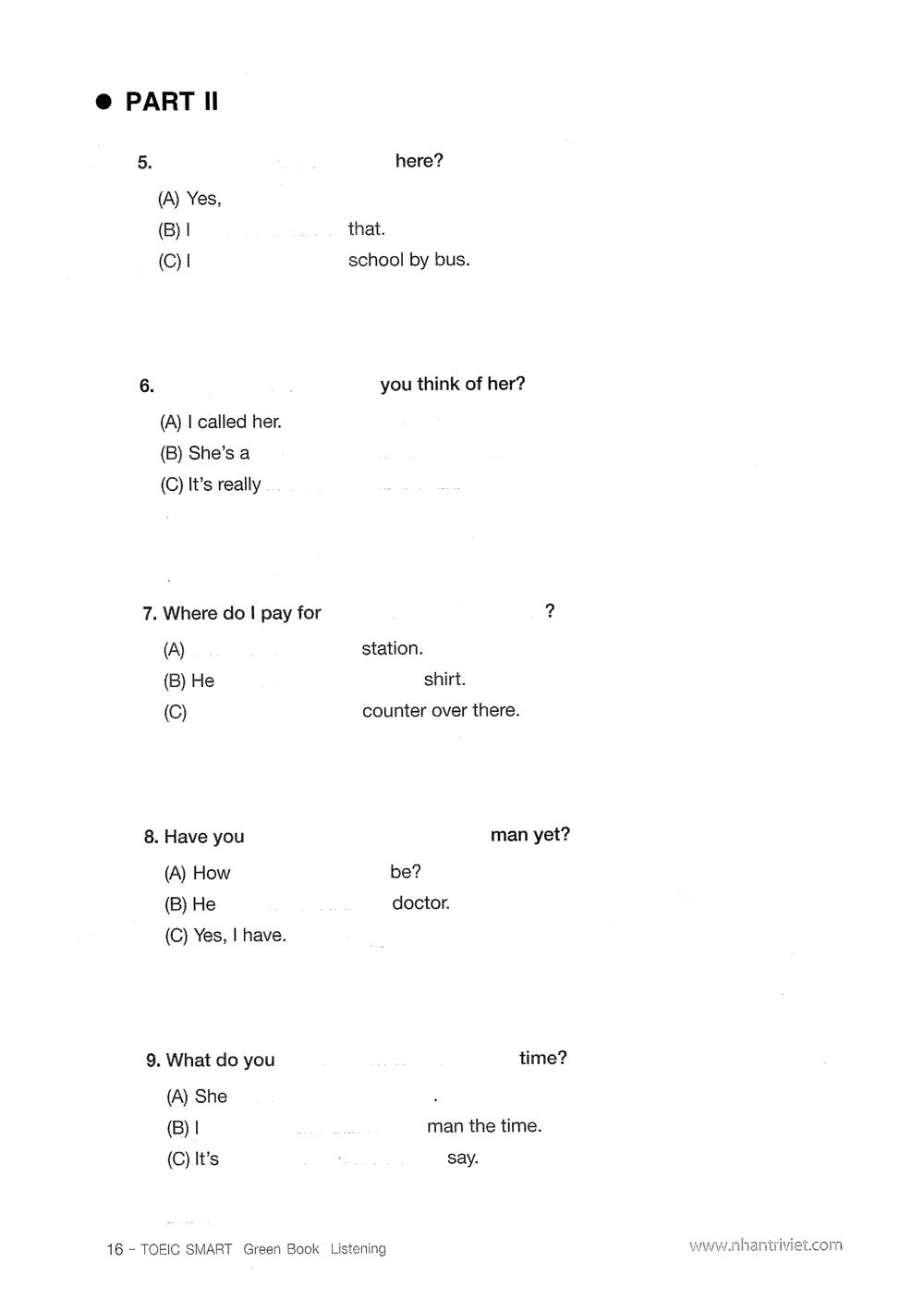 TOEIC Smart: Green Book - Listening