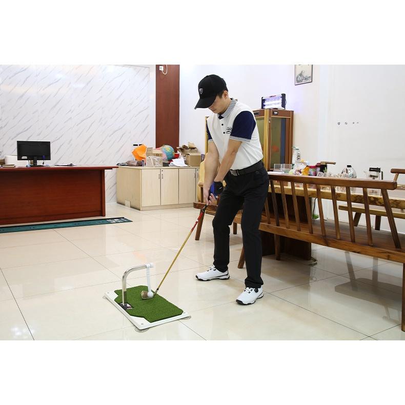 [Golfmax]Thảm tập golf 360 độ kèm gậy Putting- HL005