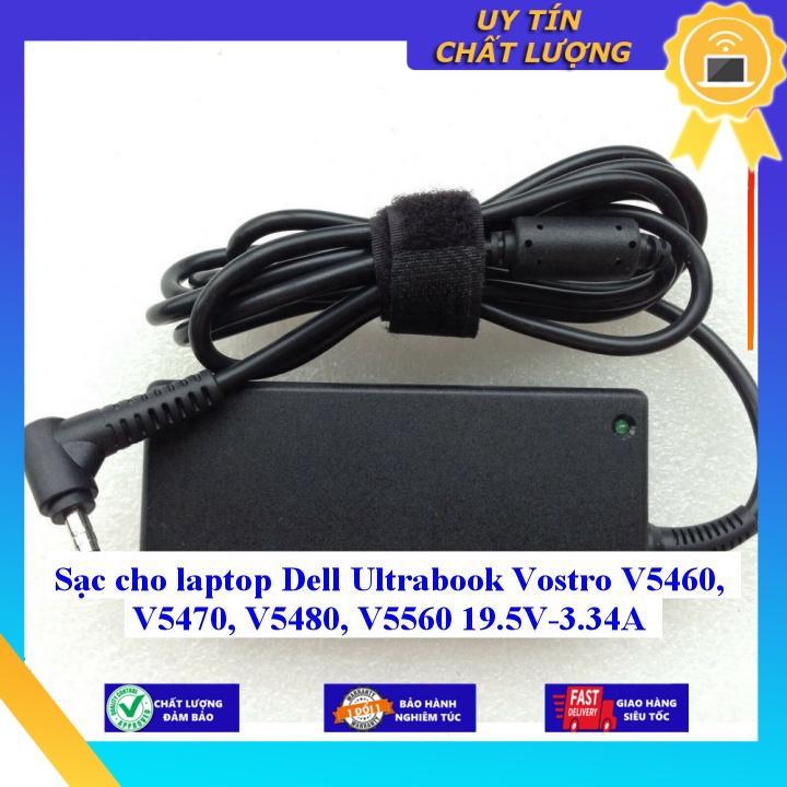 Sạc cho laptop Dell Ultrabook Vostro V5460 V5470 V5480 V5560 19.5V-3.34A - Hàng Nhập Khẩu New Seal