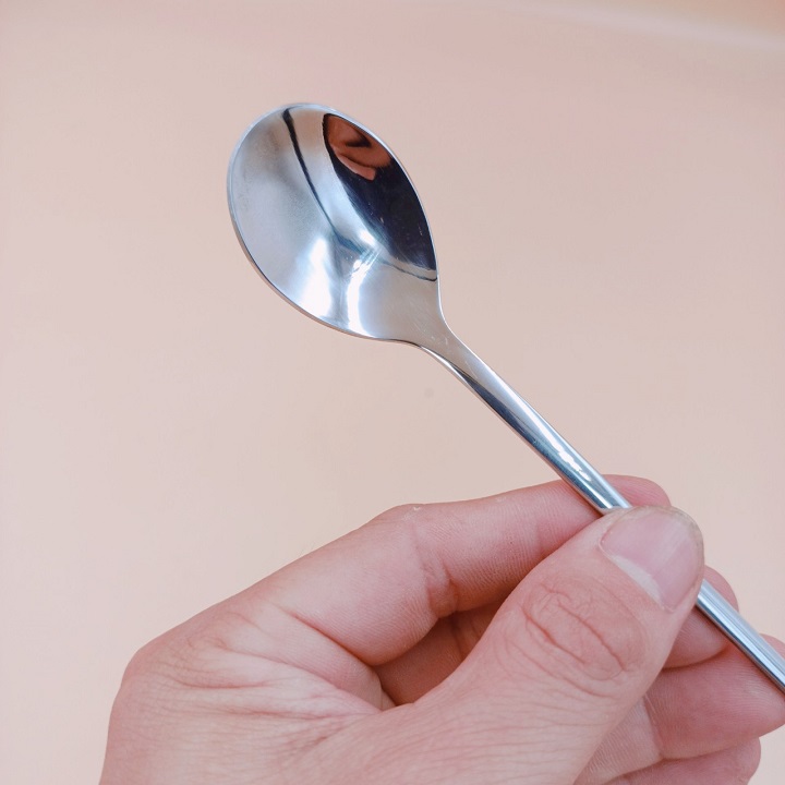 Thìa muỗng inox cán dài uống sinh tố, trà chanh mẫu trơn không gỉ cao cấp
