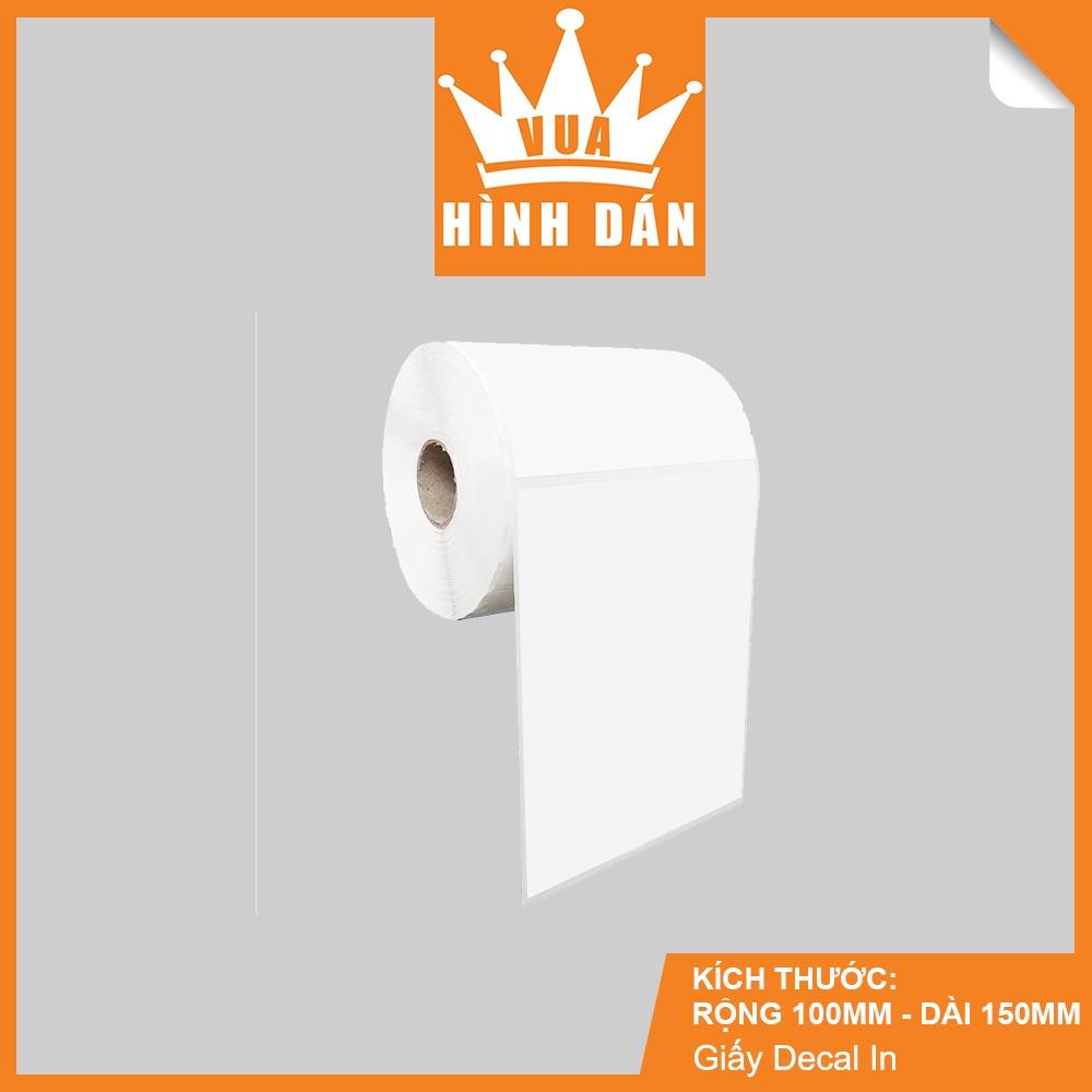 DECAL THƯỜNG IN MÃ VẠCH, IN TEM, CUỘN 100X150X50M 320 TEM
