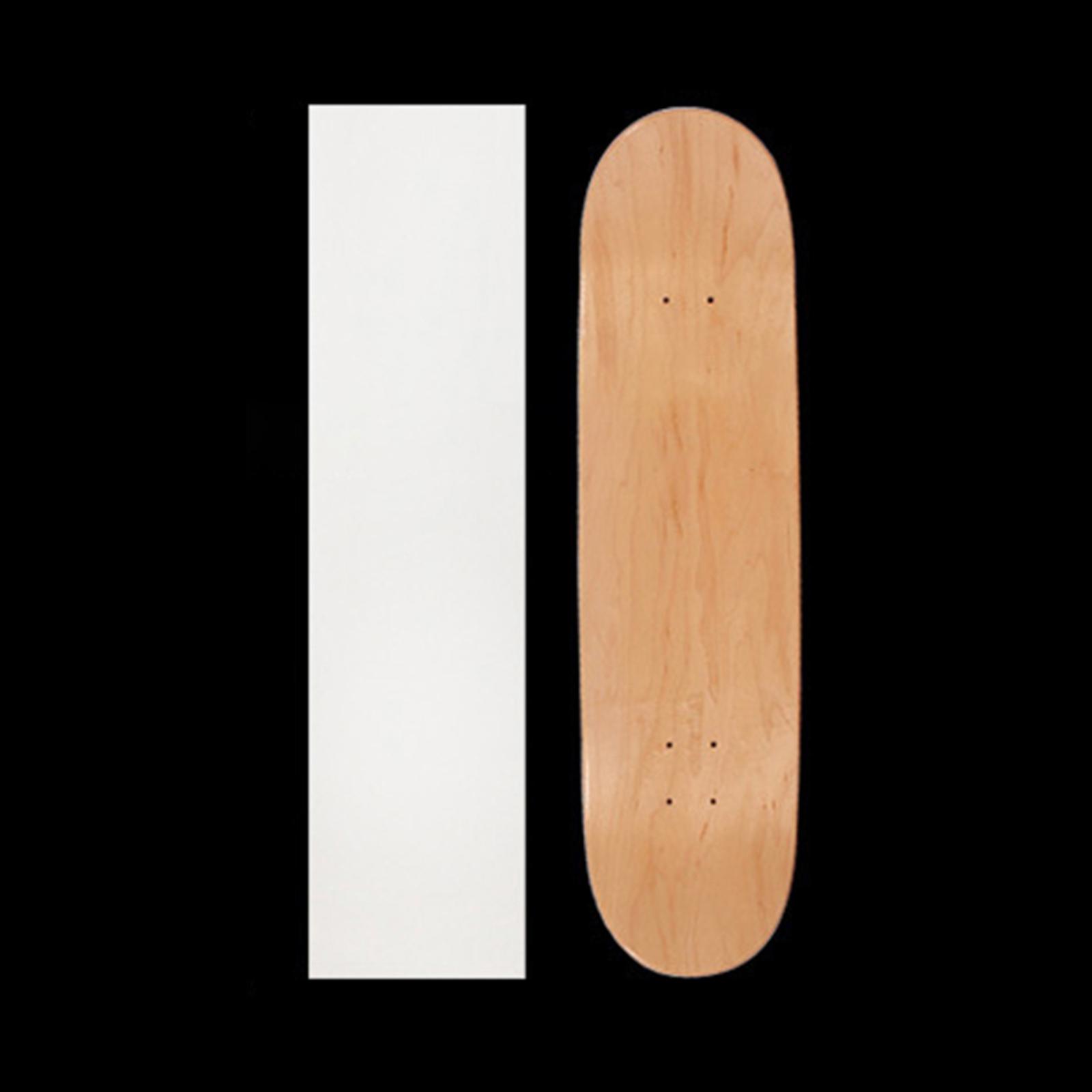 33" x 9.4" Skateboard Grip Tape Sheet, Transparent Waterproof Longboard Griptape, Sandpaper for Rollerboard, Stairs, Pedal, Steps