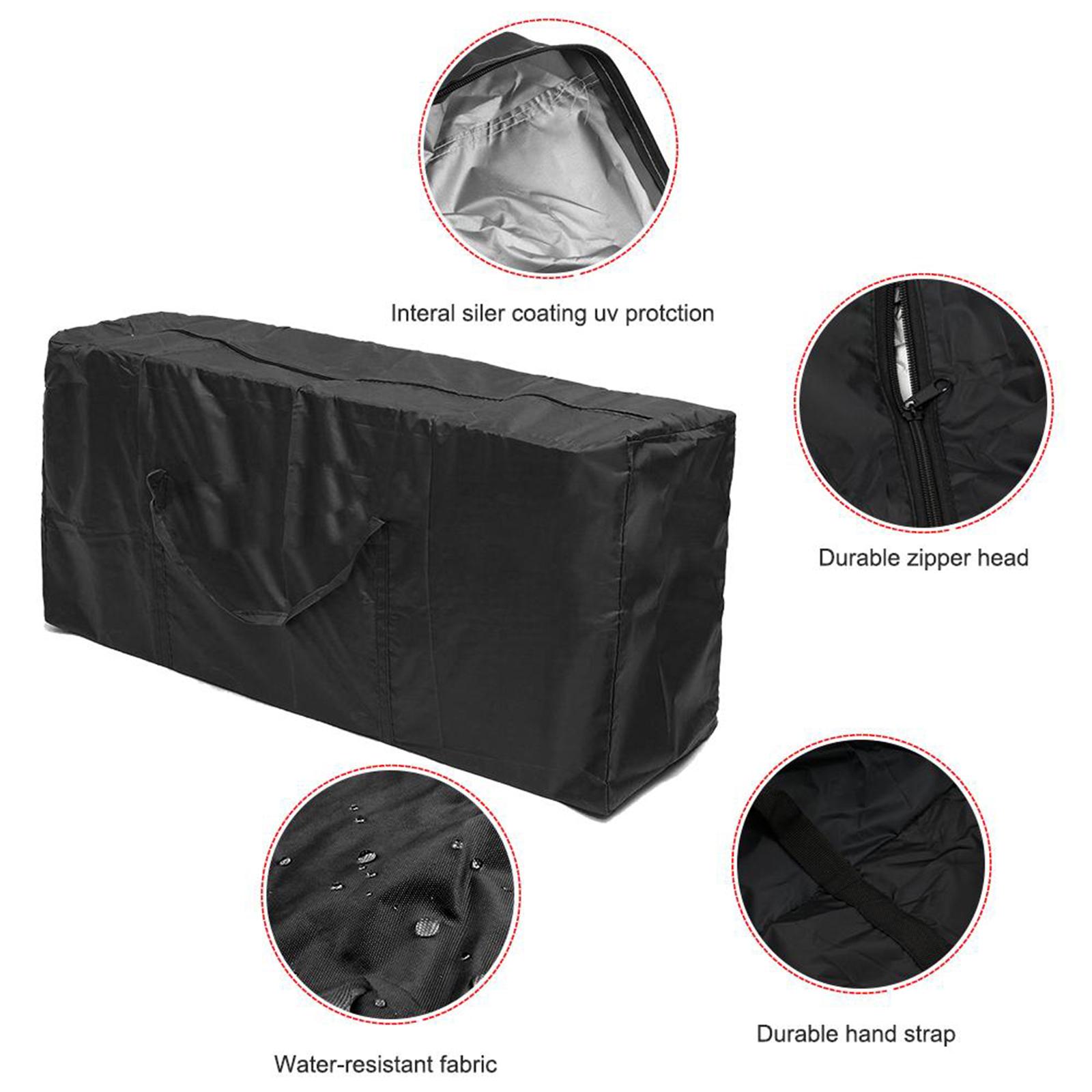 Heavy Duty Christmas Tree Storage Bag with Zipper Waterproof Protects from Moisture & Dust