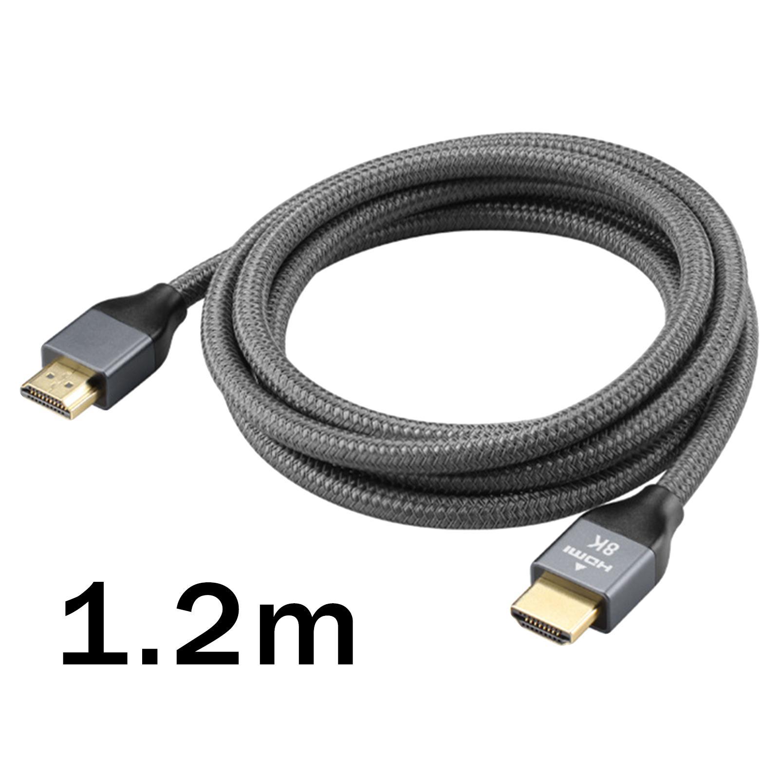 2.1 Cable 8K 60Hz 4K 120Hz High Speed Video Cord