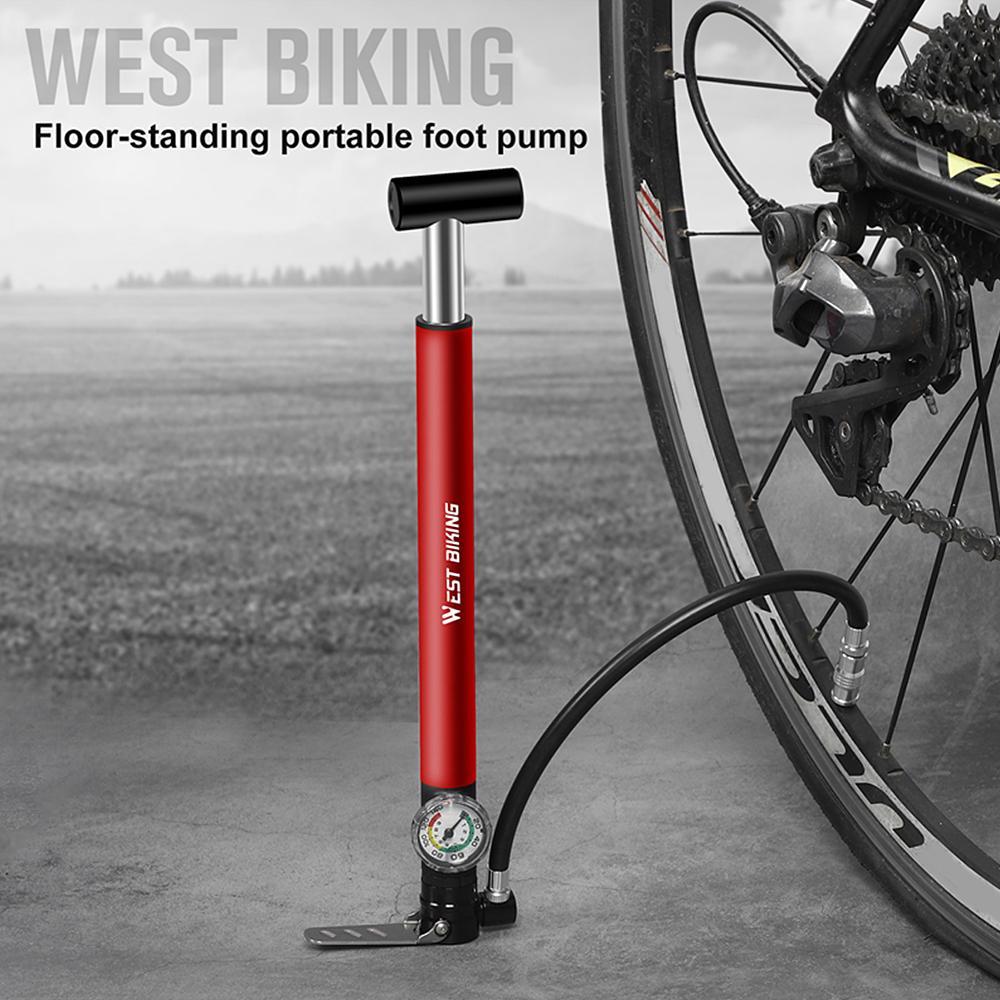 Bơm xe đạp di động 130PSI cầm tay nhỏ gọn