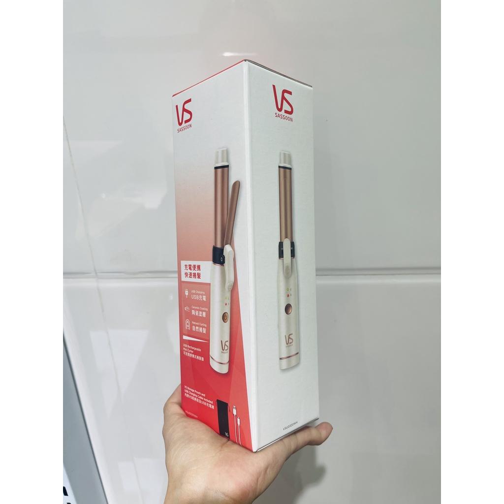 Máy uốn tóc không dây VS Sassoon Mini phủ Ceramic màu trắng