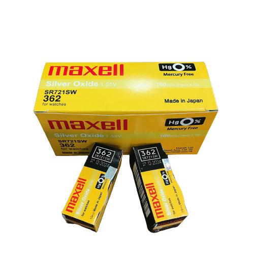 Pin chính hãng Maxell 362 SR721SW dành cho đồng hồ, thiết bị điện tử - 1 Viên