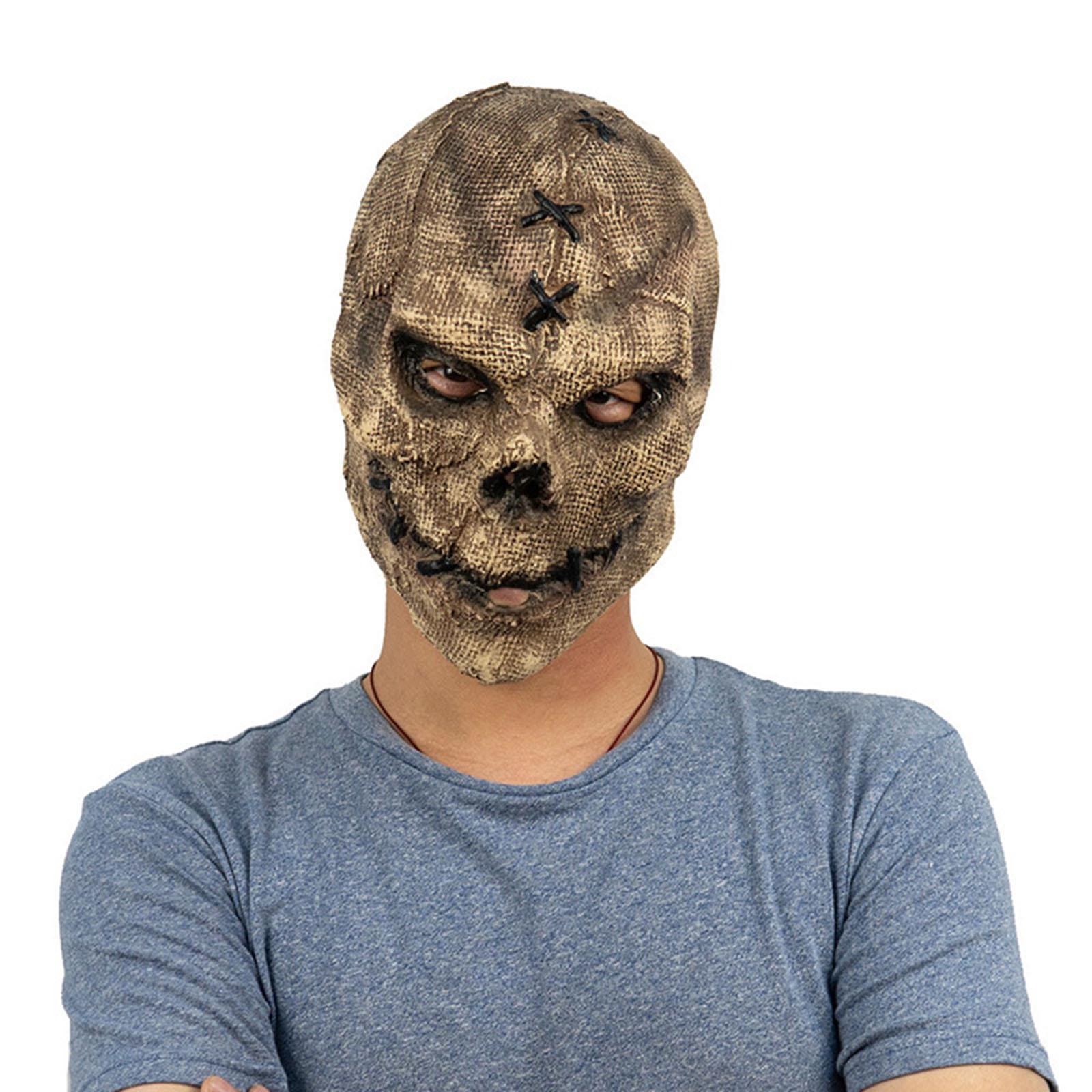 Full Head Skull Ghastly Creepy Cosplay Props for Dress Costume Festival