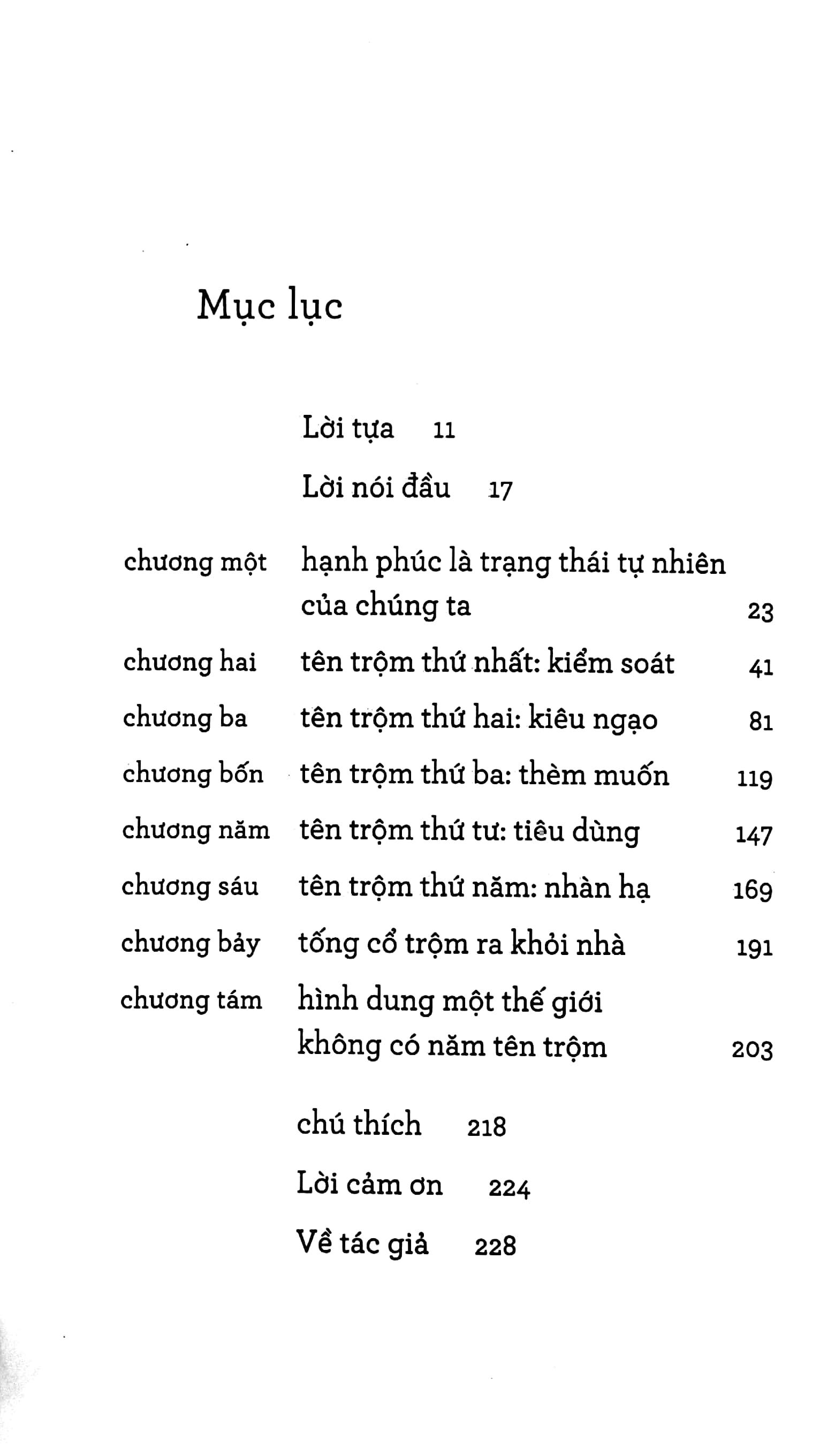 Năm Kẻ Trộm Hạnh Phúc