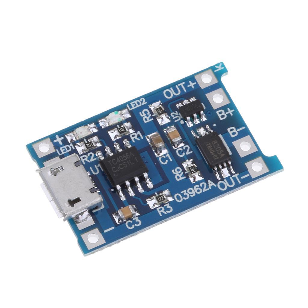 Micro USB Lithium 18650 Battery Charger Module 5V 1A Charging Board LED