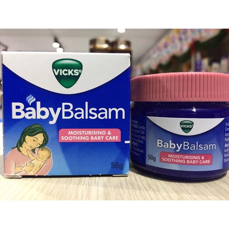 Dầu Bôi Ấm Ngực Vicks Baby Balsam Chống Cảm