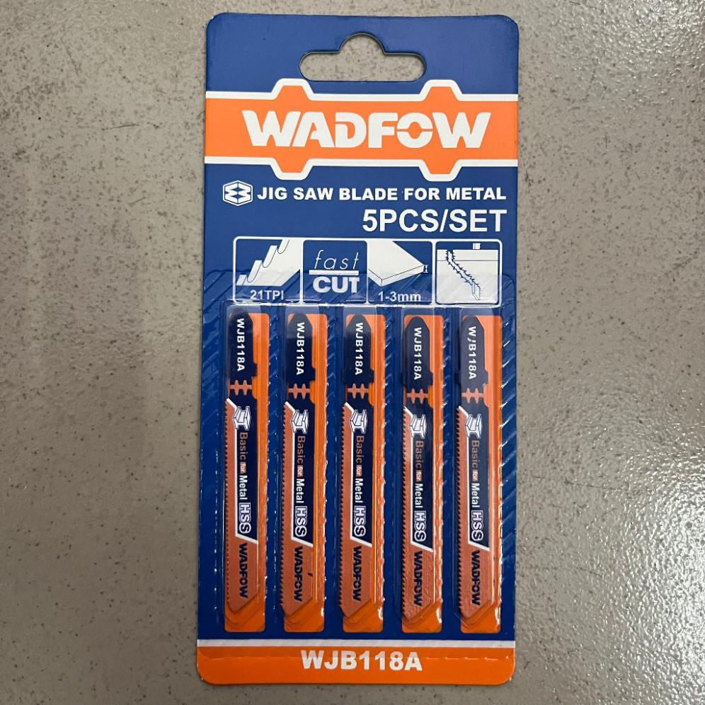 BỘ 5 LƯỠI CƯA LỌNG CẮT KIM LOẠI 50MM WJB118A WADFOW - HÀNG CHÍNH HÃNG