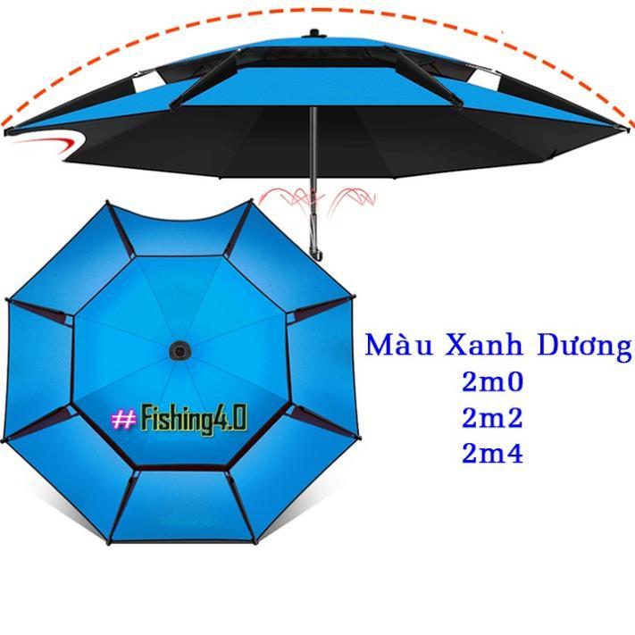 Ô câu cá - ô dù che nắng che mưa cao cấp - 2m0 - 2m2 - 2m4 Nhiều màu PCC22 SIÊU RẺ