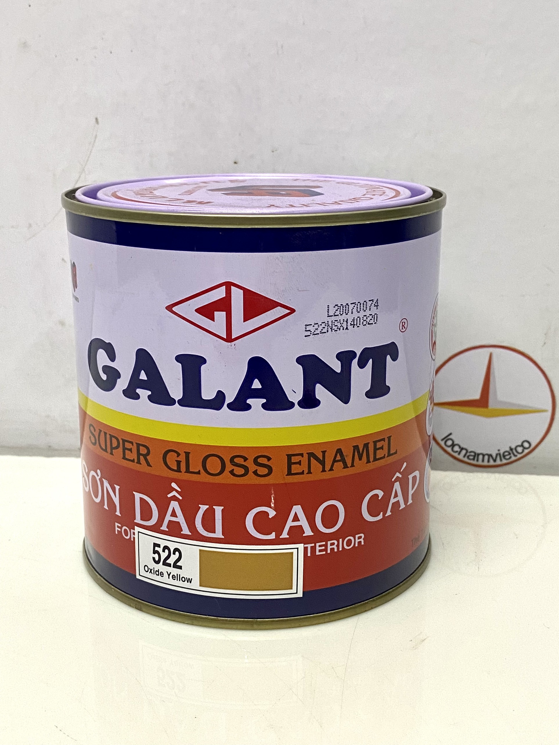 Sơn dầu Galant màu Oxide Yellow 522 _ 0.8L