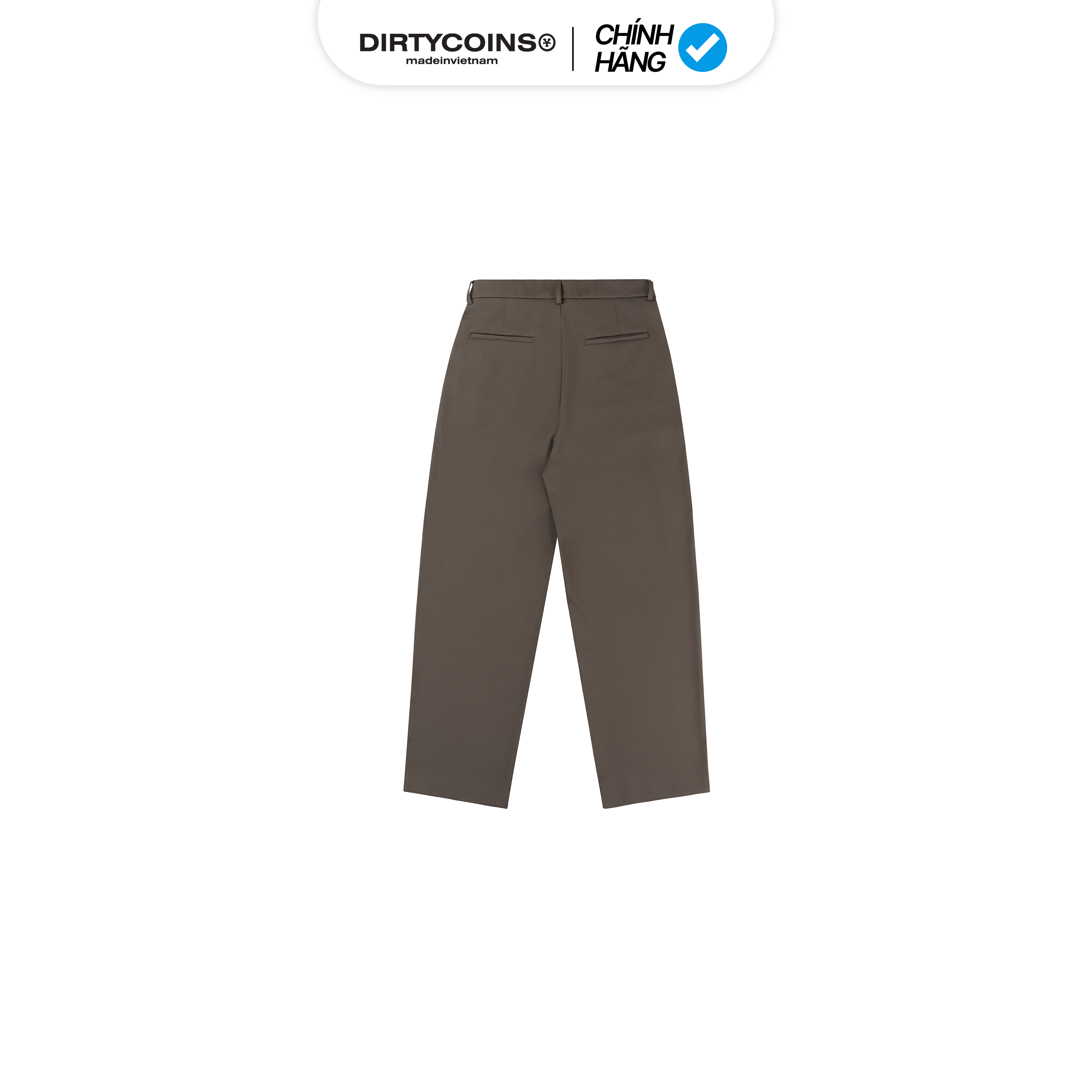 Quần DirtyCoins Metal Label Wide Trouser Pants - Black