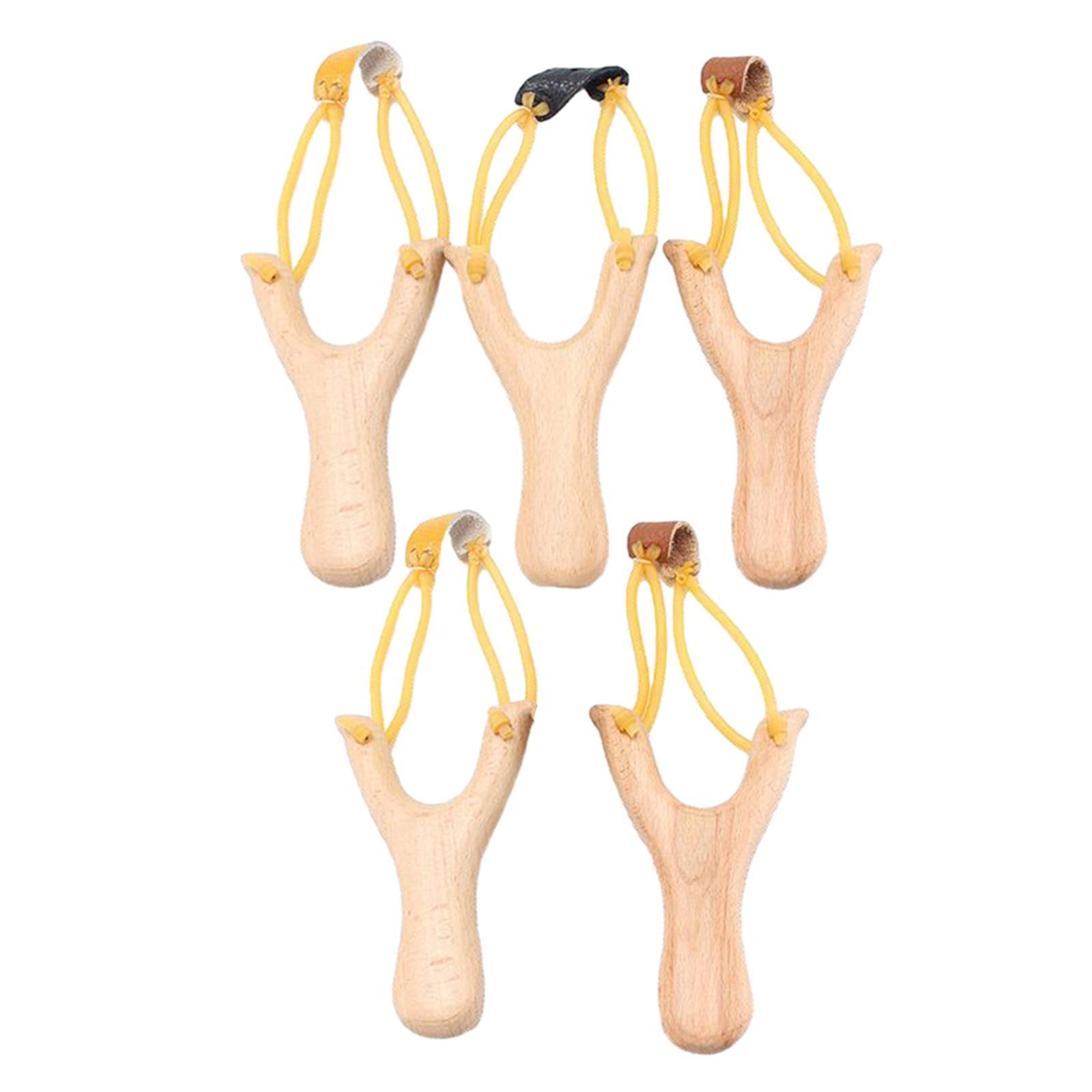 5 Pieces Wooden  Lightweight for Entertainment Game Hiking