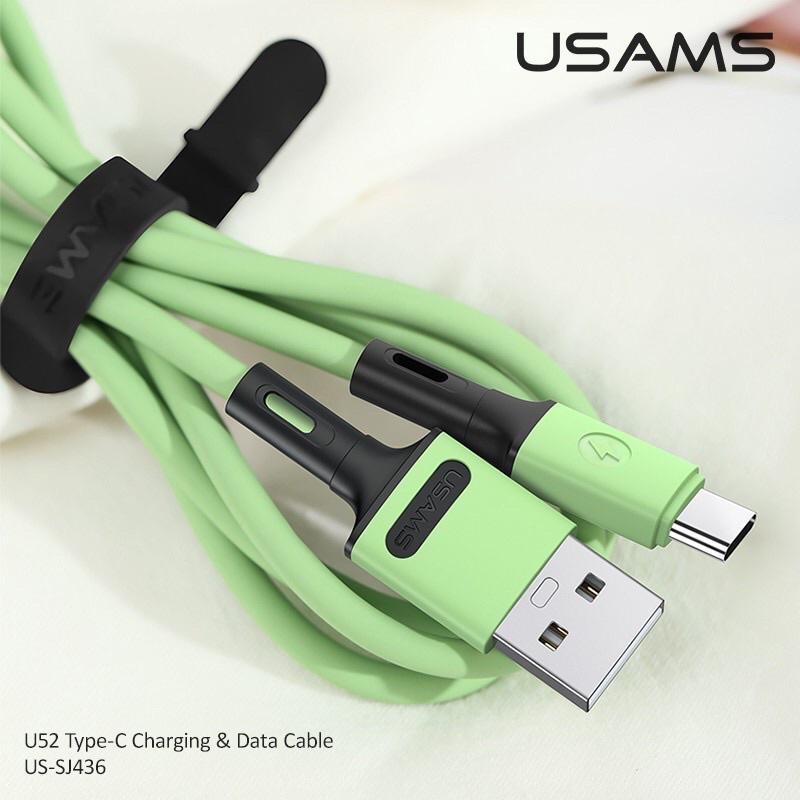 Dây cáp sạc nhanh U52 Lighn/ Type C/ Micro USB dài 1m Dây Mềm Dẻo Chống Rối Cho Iphon và Android