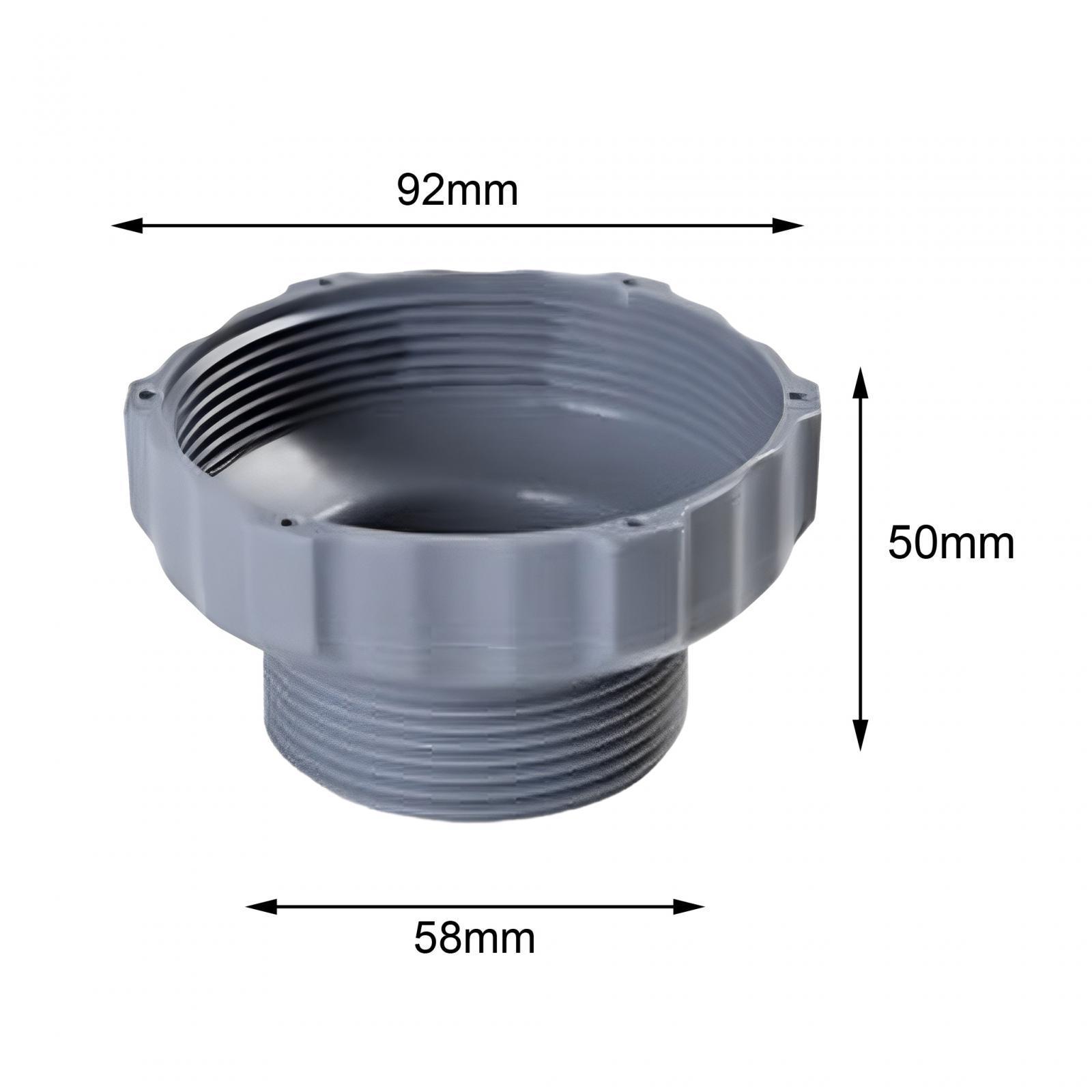 Surface Skimmer Hose Adapter, Strainer Hose Adapter Mounting Easy to Install Pool Drain Adapter for , in Ground Pool