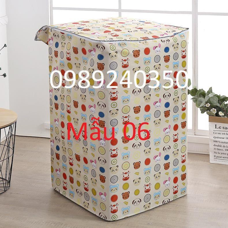 Vỏ bọc, áo trùm máy giặt lồng đứng chất tốt loại to 8kg, 9kg, 10kg,11kg LOẠI TỐT