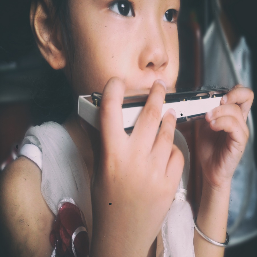 Kèn Harmonica Tremolo 24 Lỗ Kongsheng Childhood Melody Key C