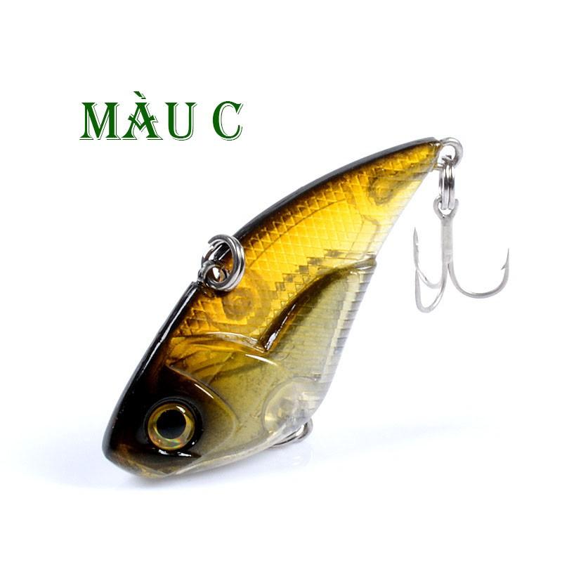 Mồi câu cá giả nhiều màu - VIB 5.3cm 14.3g - mồi câu lure siêu nhạy 2 lưỡi BKK