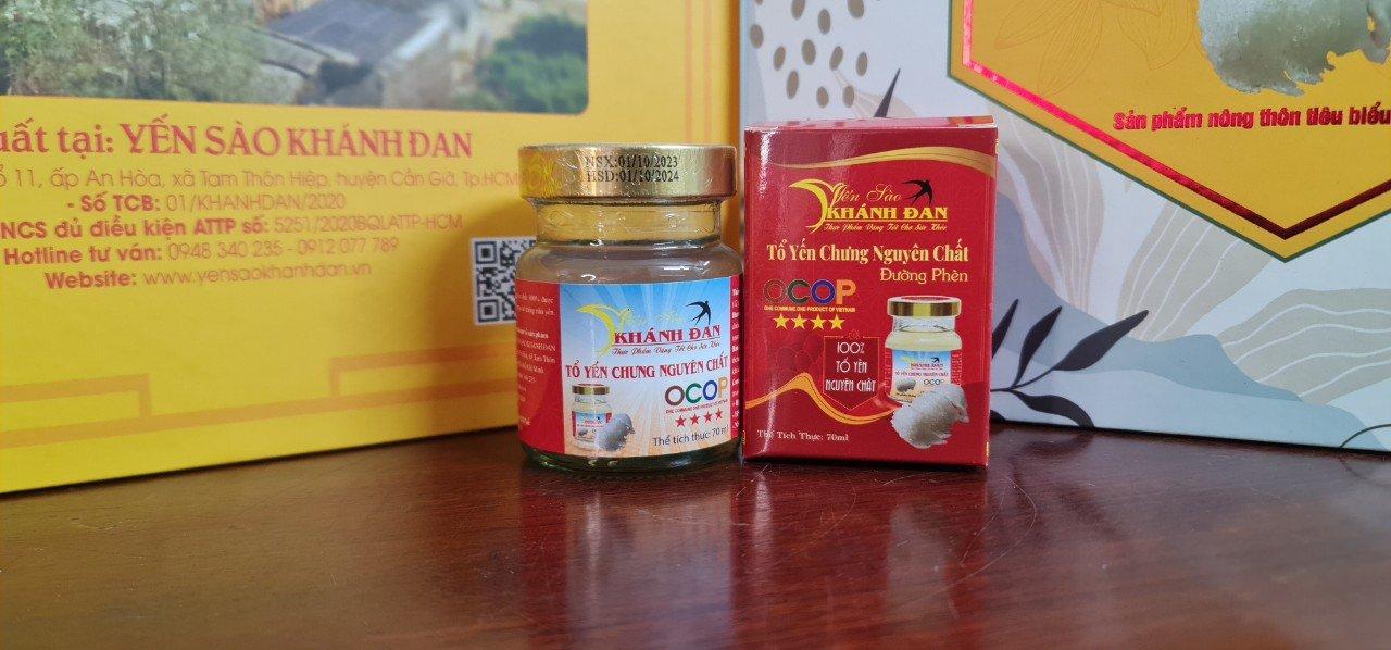 0cop 4 sao - Đặc sản Hồ Chí Minh -Yến chưng nguyên chất - 1 hộp/ 70ml