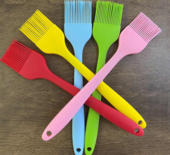 Quét dầu silicone hồng đầu dẹp lớn