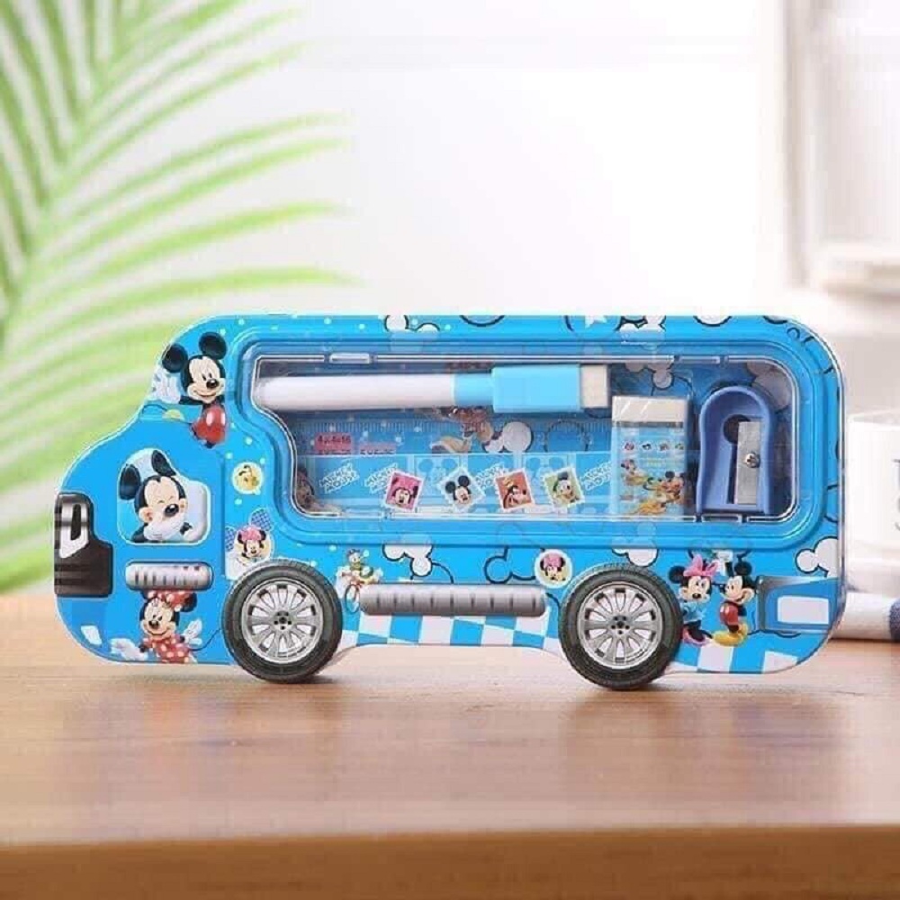 HỘP BÚT DISNEY HÌNH Ô TÔ KÈM GỌT BÚT